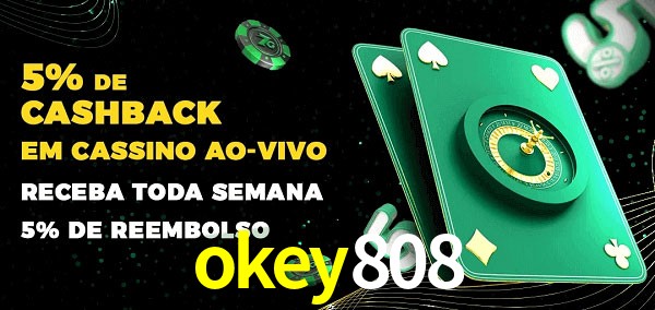 Promoções do cassino ao Vivo okey808